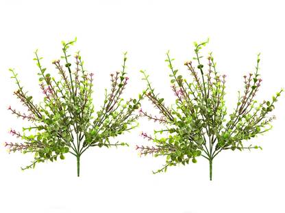 decormasters Pair of Artificial Plant Bunches Hackle Berry Gipso new Artificial Plant