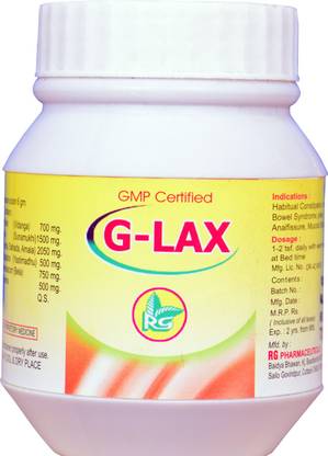 rg pharmaceuticals G-LAX Powder (Ayurvedic Medicine and Laxative for piles ,constipation) (200gmx1)