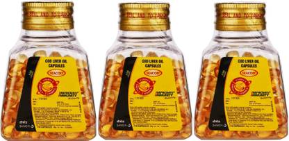 seacod Cod Liver Oil 110 Capsules (Pack of 3)