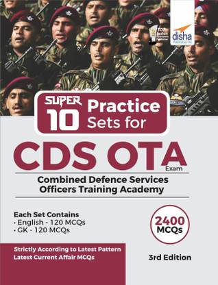Super 10 Practice Sets for Cds Ota Exam - Combined Defence Services Afficers Training Academy