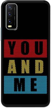 NDCOM Back Cover for Vivo Y20s You And Me Printed