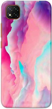NDCOM Back Cover for Redmi 9C Color Wave Printed