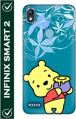 FULLYIDEA Back Cover for Infinix Smart 2, Winnie-The-Pooh, Cartoon, Bear