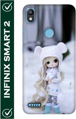 FULLYIDEA Back Cover for Infinix Smart 2, Doll, Cute Doll, Animated Doll