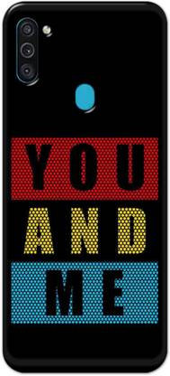 NDCOM Back Cover for Samsung Galaxy M11 You And Me Printed