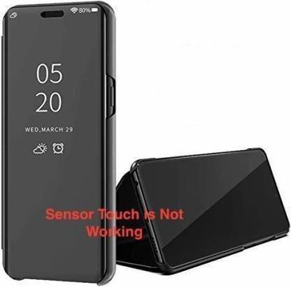 Creativo Flip Cover for Realme 8s 5G, Realme Narzo 30 5G, Mirror View Stand (Sensor Flip Cover is not Working)