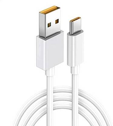 FEC USB Type C Cable 1 m Quick Charge 2.4A 1m TypeC Cable (Compatible with Smartphone, White, One Cable)
