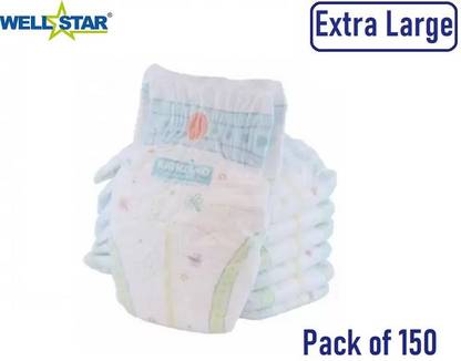 Wellstar Super Soft Pant Style Pull-up Diapers for Baby/Kids - XL