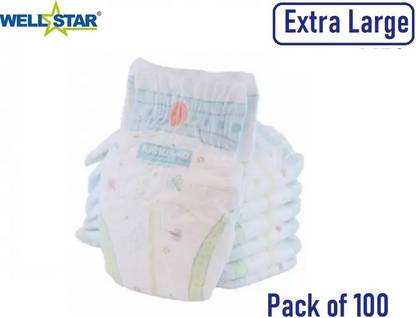 Wellstar Super Soft Pant Style Pull-up Diapers for Baby/Kids - XL