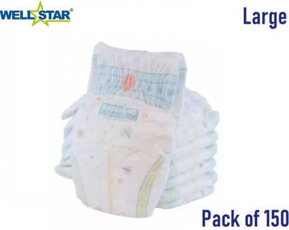 Wellstar Super Soft Pant Style Pull-up Diapers for Baby/Kids - L