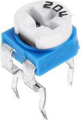 jivith 200K ohm Variable Resistor - Preset (RM065 Package) Electronic Components Electronic Hobby Kit