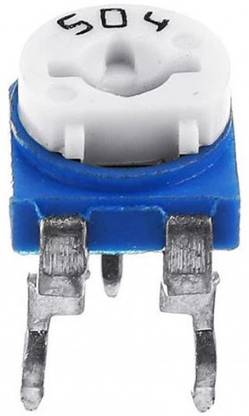 jivith 500K ohm Variable Resistor - Preset (RM065 Package) Electronic Components Electronic Hobby Kit