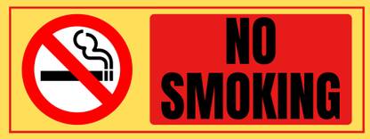 Ira Sign NO SMOKING Emergency Sign
