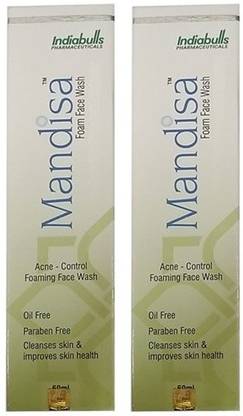 indiabulls Mndisa foaming face wash (pack of 2) 2*60 ml Face Wash