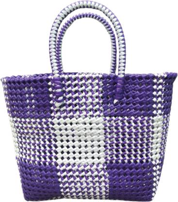 GR Trend Multipurpose Reusable Plastic Wire Basket (Koodai) Durable Small Grocery Bag
