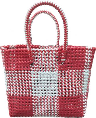 GR Trend Multipurpose Reusable Plastic Wire Basket (Koodai) Durable Small Grocery Bag