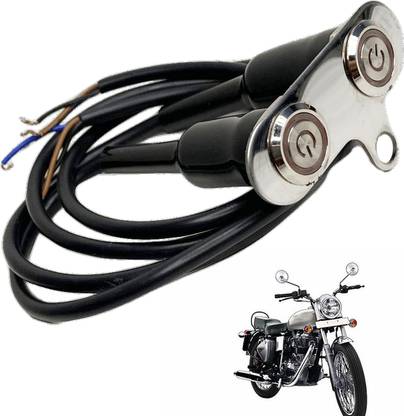 Dhe Best Bike Double Switch ON/Off Button Switch For Royal Enfield Electra Handle Bar