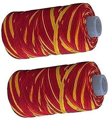 BHATNAGAR Puja Kalawa Moli Sacred Cotton Thread Pooja Moli Shudh Dhaga Roll Pack Of 2