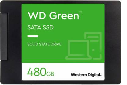 WESTERN DIGITAL WD Green SATA 480 GB Desktop, Laptop Internal Solid State Drive (SSD) (WDS480G3G0A)  (Interface: SATA, Form Factor: 2.5 Inch)