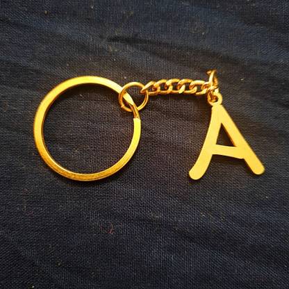 Offside NAME INITIALS METAL (+Rs. 100 for more letters, Mail for customisation} Key Chain