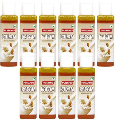PURAMIO Milk Shake Mix | Concentrate- Badam, Each 30ml