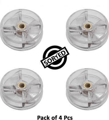 SORTED Motor Coupler for Magic Bullet Mixer, Long Lasting, Replacement Part Plastic 4pc Mixer Grinder Coupler
