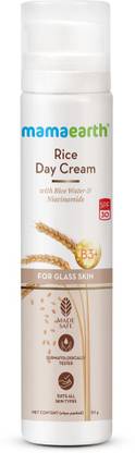 Mamaearth Rice Day Cream for daily use , With Rice Water & Niacinamide for Glass Skin