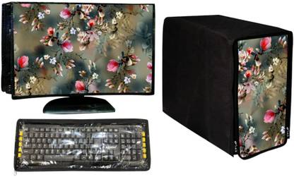 RS Creations PC Computer Cover Full Set for 22 inch Computer Monitor, Keybord (8*18 Inch) and CPU (7.5*18*16 Inch)  - CC-22-IN-OLD GREEN_P1