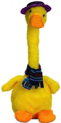 Wembley Dancing Duck Toy | Imitating Duck Singing Toy | Repeats What You Say | Electronic Dancing Ducks with Funny Clothes | Dance Duck Toys for Babies, Toddlers with Light Glow