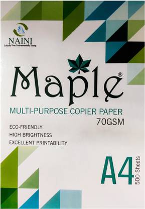 naini Maple Copier Unruled A4 500 Sheet 70 gsm A4 paper
