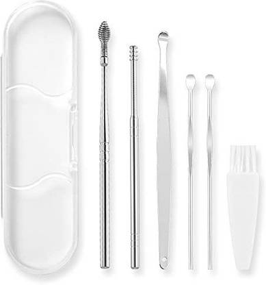 Sadvidhya Ear Cleaning Tools kit Ear Wax Cleaner Earwax Remover Stick Set Spring Pet First Aid Kit