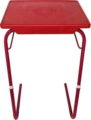 sai praseeda AdjustableTableMateLaptop,KidStudyTableUtilityTableMultiPurposeTableREDColor Plastic Portable Laptop Table