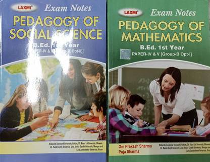 Pedagogy Of Social Science B. Ed 1st Year With Pedagogy Of Mathematics B. Ed First Year Exam Notes