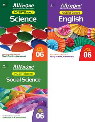 Arihant - Ncert Based All In One Science - Social Science - English For 6th Cbse ( Set Of 3 Books )