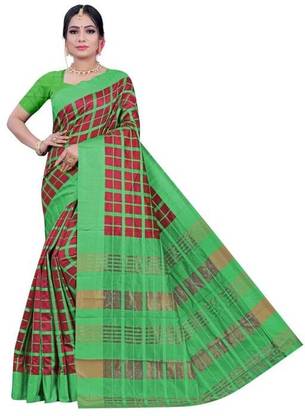 Fashion Cotton Blend Saree