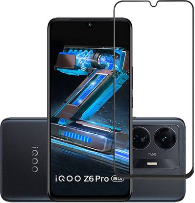 COVER CAPITAL Edge To Edge Tempered Glass for IQoo Z6 Pro