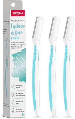 सिरोना ब्लिंक और ग्लो फेस रेज़र महिलाओं के लिए (फिरोज़ी)