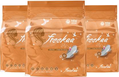 Freekaa Fly 7 Layer Protection with Ultra Thin High Grade Non Woven Sheet Sanitary Pads for Women (21 Pads) Sanitary Pad