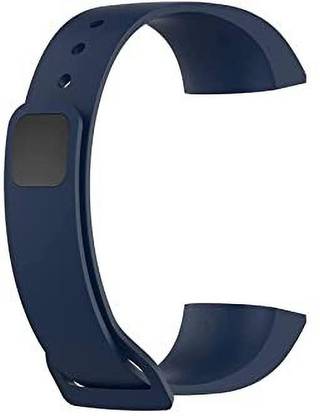 UNQT Mi Band 4C,Redmi Watch Band Silicone Strap Band(Tracker Not Included) z (Blue) Smart Band Strap