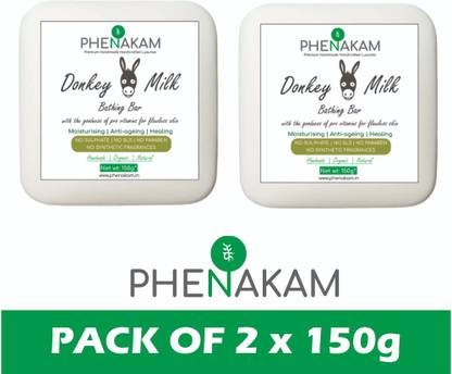 PHENAKAM Donkey Milk Soap Handmade Handcrafted Bathing Bar