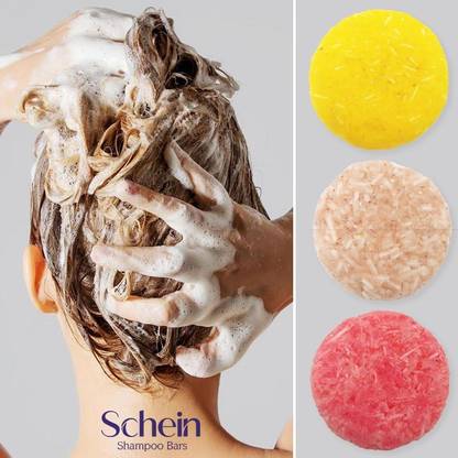 SCHEIN Handmade Shampoo Bars (All Natural / Plant Extract / Cold Pressed Coconut Oil