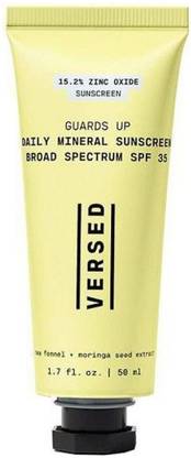 Versed Sunscreen - SPF 50 Guards Up Daily Mineral Sunscreen Broad Spectrum