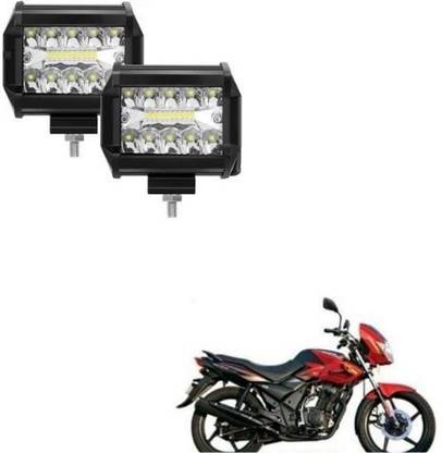 AUTOGARH 18 LED Fog Lamp Unit For TVS Flame DS 125 Headlight Car, Motorbike LED for TVS (12 V, 54 W)