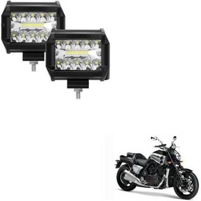 AUTOGARH 18 LED Fog Lamp Unit For Yamaha Vmax Headlight Car, Motorbike LED for Yamaha (12 V, 54 W)