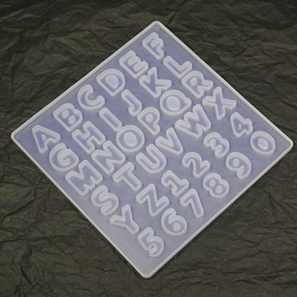 KNAFS 1pcs Small Silicone Mould Alphabet Letter A to Z and Number 0 to 9