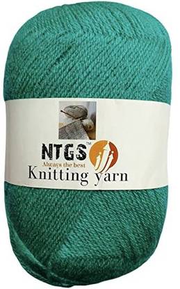 JEFFY Vardhman Yarn Big Boss Wool Ball (Turquoise, 400 gm)