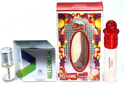 Al Nuaim Fawkeh Classic & Millennium 6 Ml Roll-On Attar Herbal Attar