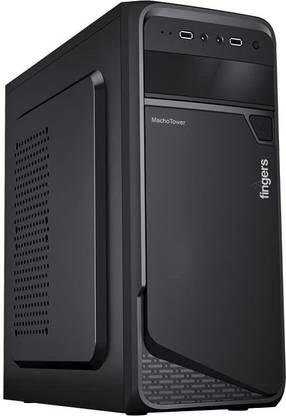 FINGERS MachoTower Full ATX Cabinet with USB 2.0 Ports Compatible with Computer