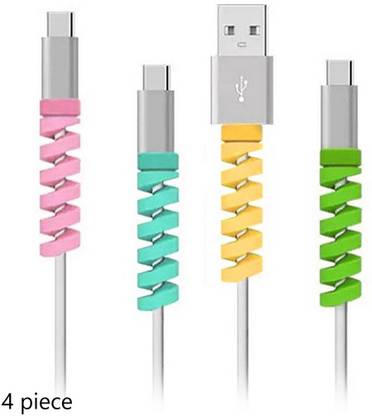 ENMORA Spiral Charger Cable Protector Multi Color K34 Cable Protector
