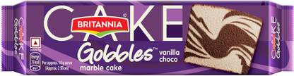 BRITANNIA Gobbles Marble Vanilla Choco Cake